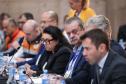 O governador Carlos Massa Ratinho Junior participou nesta quinta-feira (1º) da reunião do Conselho de Desenvolvimento e Integração Sul (Codesul), em Campo Grande (MS).