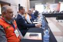 O governador Carlos Massa Ratinho Junior participou nesta quinta-feira (1º) da reunião do Conselho de Desenvolvimento e Integração Sul (Codesul), em Campo Grande (MS).