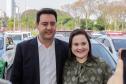 Curitiba, 23 de setembro de 2024 - O governador Carlos Massa Ratinho Junior realiza a entrega de veículos destinados ao serviço de transporte de órgãos.