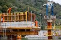 Dentro do cronograma, obras da Ponte de Guaratuba chegam a 22,6% de execução