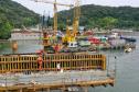 Dentro do cronograma, obras da Ponte de Guaratuba chegam a 22,6% de execução