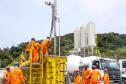 Ponte de Guaratuba já tem 415 trabalhadores contratados e impulsiona empregos no Litoral