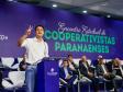 Governador Carlos Massa Ratinho participa da abertura do Encontro das Cooperativas Paranaenses.