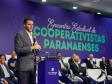 Governador Carlos Massa Ratinho participa da abertura do Encontro das Cooperativas Paranaenses.