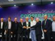 Governador Carlos Massa Ratinho participa da abertura do Encontro das Cooperativas Paranaenses.
