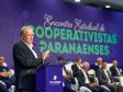 Governador Carlos Massa Ratinho participa da abertura do Encontro das Cooperativas Paranaenses.