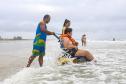 Com 1.068 atendimentos, cadeiras anfíbias batem recorde de utilização no Verão Maior