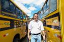 O governador Calos Massa Ratinho Junior iniciou nesta segunda-feira (10) a entrega dos 209 novos ônibus escolares adquiridos para uso no programa Caminho da Escola.