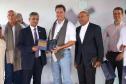 O governador Carlos Massa Ratinho Junior participou nesta sexta-feira (21), em Campina Grande do Sul, na Região Metropolitana de Curitiba, do lançamento da pedra fundamental da primeira fábrica de nanofertilizantes do Brasil.