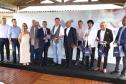 O governador Carlos Massa Ratinho Junior participou nesta sexta-feira (21), em Campina Grande do Sul, na Região Metropolitana de Curitiba, do lançamento da pedra fundamental da primeira fábrica de nanofertilizantes do Brasil.