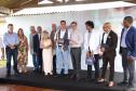 O governador Carlos Massa Ratinho Junior participou nesta sexta-feira (21), em Campina Grande do Sul, na Região Metropolitana de Curitiba, do lançamento da pedra fundamental da primeira fábrica de nanofertilizantes do Brasil.
