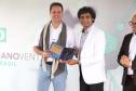 O governador Carlos Massa Ratinho Junior participou nesta sexta-feira (21), em Campina Grande do Sul, na Região Metropolitana de Curitiba, do lançamento da pedra fundamental da primeira fábrica de nanofertilizantes do Brasil.