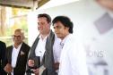 O governador Carlos Massa Ratinho Junior participou nesta sexta-feira (21), em Campina Grande do Sul, na Região Metropolitana de Curitiba, do lançamento da pedra fundamental da primeira fábrica de nanofertilizantes do Brasil.
