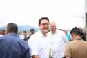 O governador Carlos Massa Ratinho Junior participou nesta sexta-feira (21), em Campina Grande do Sul, na Região Metropolitana de Curitiba, do lançamento da pedra fundamental da primeira fábrica de nanofertilizantes do Brasil.