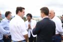 O governador Carlos Massa Ratinho Junior participou nesta sexta-feira (21), em Campina Grande do Sul, na Região Metropolitana de Curitiba, do lançamento da pedra fundamental da primeira fábrica de nanofertilizantes do Brasil.