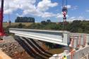 Duplicação da PRC-466 em Guarapuava avança com nova ponte e pista de concreto Foto: DER