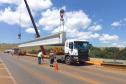 Duplicação da PRC-466 em Guarapuava avança com nova ponte e pista de concreto Foto: DER