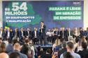 O governador em exercício, Darci Piana, anuncia um pacote de investimentos de R$ 54 milhões destinado à modernização da Rede Sine/PR e à ampliação da oferta de cursos de qualificação profissional em 311 municípios do Estado.