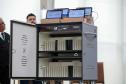 O governador em exercício Darci Piana participa nesta terça-feira (1), da entrega de 25.040 tablets para escolas da rede estadual