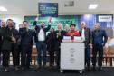 O governador em exercício Darci Piana participa nesta terça-feira (1), da entrega de 25.040 tablets para escolas da rede estadual