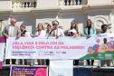 Caminhada contra o feminicídio reúne 2 mil pessoas em Curitiba: ato acontece em 181 cidades
