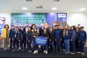 O governador em exercício Darci Piana participa nesta terça-feira (1), da entrega de 25.040 tablets para escolas da rede estadual