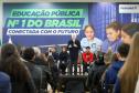 O governador em exercício Darci Piana participa nesta terça-feira (1), da entrega de 25.040 tablets para escolas da rede estadual