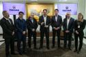 Curitiba, 05 de agosto de 2025 - O governador Carlos Massa Ratinho Junior realiza a assinatura do programa Asfalto Novo Vida Nova para o município de Almirante Tamandaré.