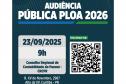 Fazenda fará audiência pública de apresentação da PLOA 2026; saiba como participar