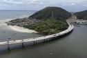 Com grande avanço no trecho estaiado, Ponte de Guaratuba chega a 85% de execução 