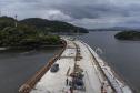 Com grande avanço no trecho estaiado, Ponte de Guaratuba chega a 85% de execução 