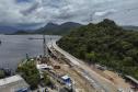 Com grande avanço no trecho estaiado, Ponte de Guaratuba chega a 85% de execução 