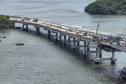 Com grande avanço no trecho estaiado, Ponte de Guaratuba chega a 85% de execução 