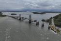 Com grande avanço no trecho estaiado, Ponte de Guaratuba chega a 85% de execução 