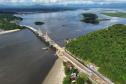 Com trecho estaiado quase pronto e 160 vigas lançadas, Ponte de Guaratuba atinge 91% de execução