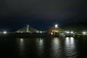 Em reta final, obras da Ponte de Guaratuba seguem inclusive no turno da noite