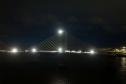 Em reta final, obras da Ponte de Guaratuba seguem inclusive no turno da noite