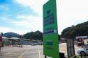 Estrtuturas sendo montada para a inauguracao nesta sexta-feira (1) da Ponte de Guaratuba