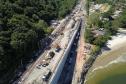 Ponte de Guaratuba já está 100% pavimentada e começa a ganhar iluminação final