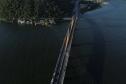 Ponte de Guaratuba já está 100% pavimentada e começa a ganhar iluminação final