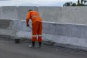 Operários da Ponte de Guaratuba festejam entrega da estrutura no Dia do Trabalhador