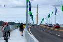 Ponte da Vitória impulsiona mobilidade com mais de 7 mil passagens de ciclistas em um mês