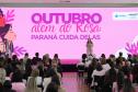 O governador Darci Piana participa nesta quarta-feira (28) do Lançamento do projeto "Paraná Cuida Delas" da Secretaria de Estado da Mulher, Igualdade Racial e Pessoa Idosa do Paraná.