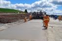 Duplicação em concreto de rodovia entre Pitanga e Turvo chega a 57,8% de execução