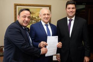 Chefe da Casa Civil, Guto Silva, protocola na Assembleia Legislativa três projetos de lei da segunda etapa da reforma administrativa