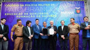 Governo autoriza instalação do Colégio da PM em Pato Branco