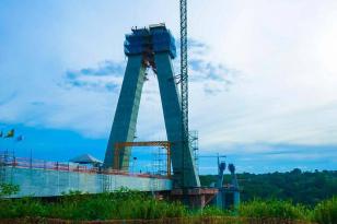 Obras da nova ponte entre Brasil e Paraguai já ultrapassam 50% de execução 