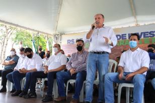 O governador Carlos Massa Ratinho Junior anuncia novos investimentos para Apucarana e outros municípios da região. Apucarana, 27/01/2022 Foto: José Fernando Ogura/AEN