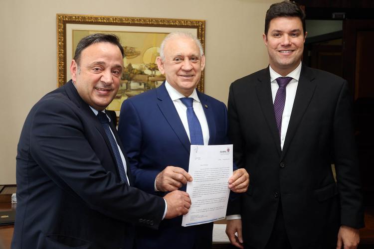 Chefe da Casa Civil, Guto Silva, protocola na Assembleia Legislativa três projetos de lei da segunda etapa da reforma administrativa