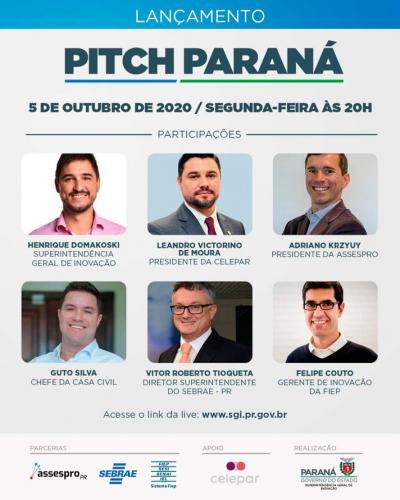 Lançamento do Pitch Paraná